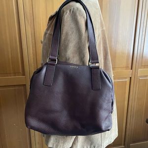 Leather Fossil handbag